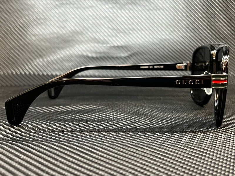 Gucci Men Black Aviator 58mm Sunglasses