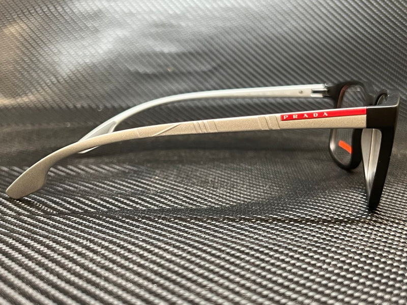 Prada Men's Black Rubber Eyeglasses
