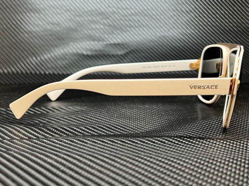 Versace Men's White Square Sunglasses