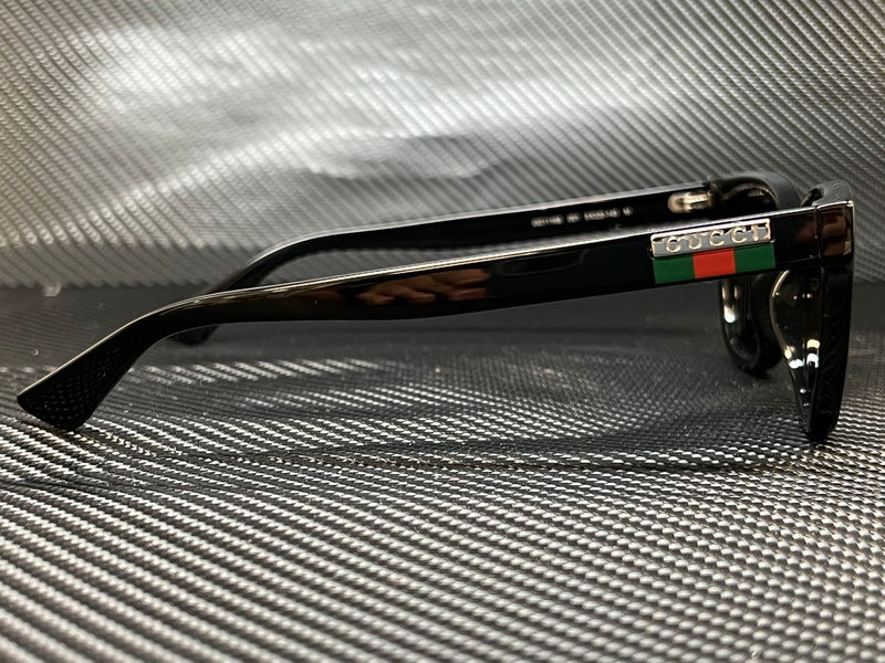 Gucci Men Black Rectangle 51mm Sunglasses