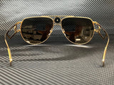 Versace Men's Gold Pilot Sunglasses