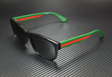 Gucci Men Stripe Black Sunglasses