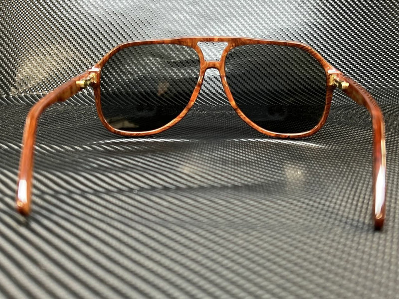 Gucci Men's Brown Aviator 60mm Sunglasses