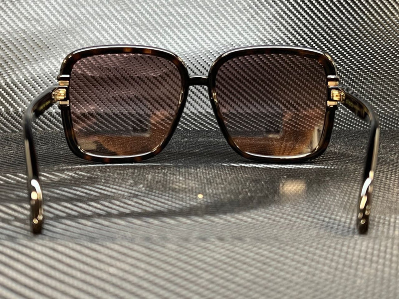 Gucci Women's Havana Square 59mm Sunglasses