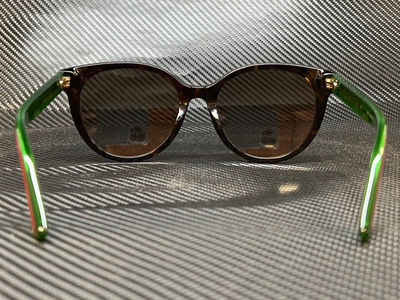 Gucci Women's Cat Eye Green Red Sunglasses