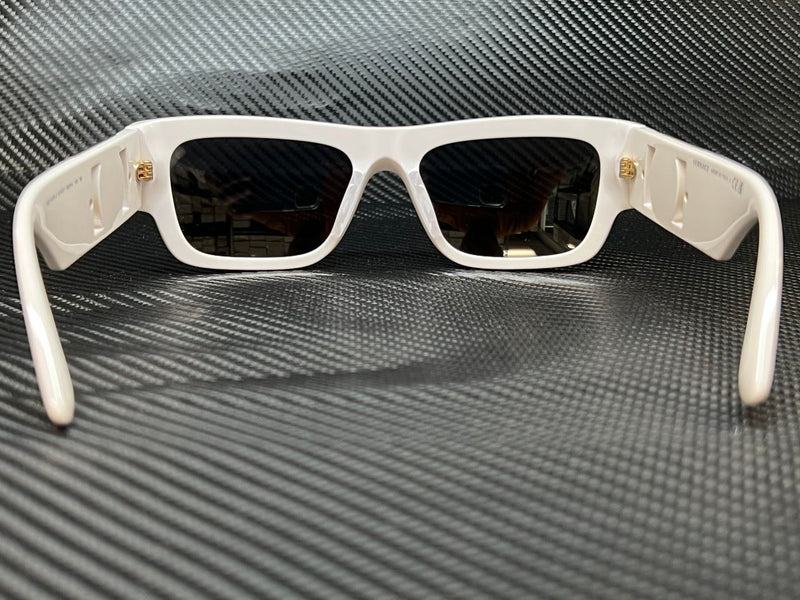 Versace Men's White Gold Sunglasses