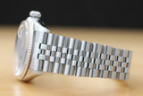 Rolex Men's 36mm 18k White Fluted Watch