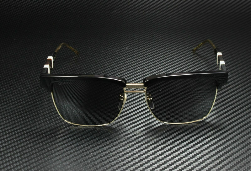 Gucci Men Black 56mm Sunglasses