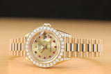 Rolex Ladies President 18kt Ruby Watch