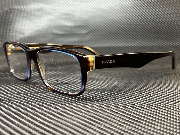 Prada Men's Blue Rectangular Eyeglasses