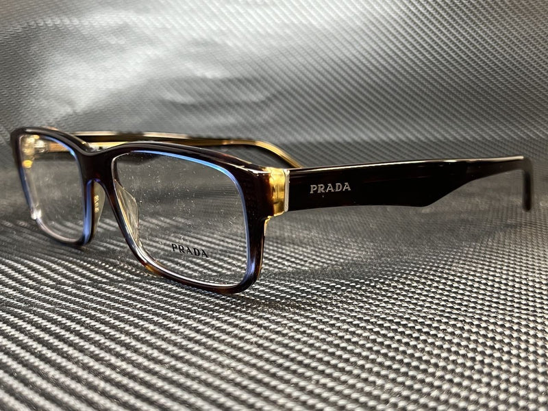 Prada Men's Blue Rectangular Eyeglasses