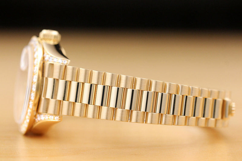 Rolex Women's President 18k 1CT+ Watch! Factory box + hang tag