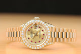 Rolex Ladies President 18kt Ruby Watch