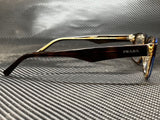 Prada Men's Blue Rectangular Eyeglasses