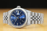 Rolex Men's Blue Datejust Watch