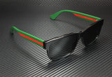 Gucci Men Stripe Black Sunglasses