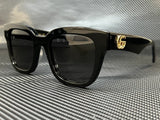 Gucci Women's Gold Emblem 52mm Sunglasses