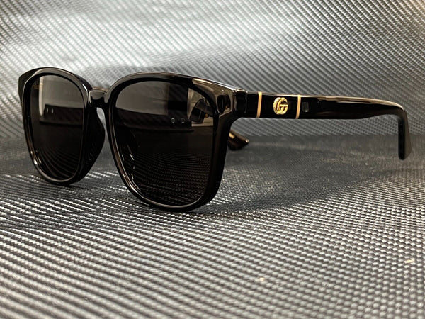 Gucci Men's Black Gold GG Sunglasses