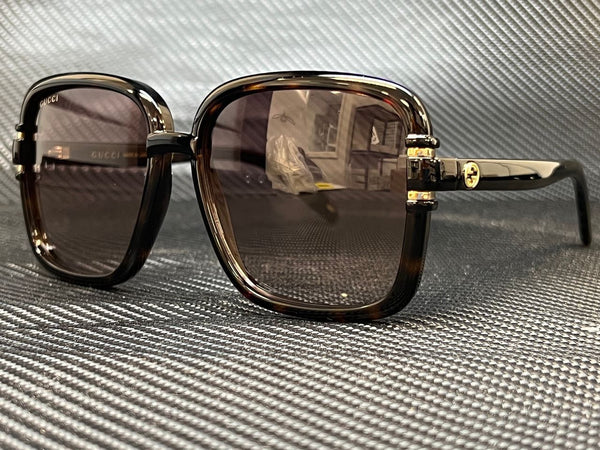 Gucci Women's Havana Square 59mm Sunglasses
