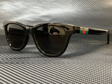 Gucci Men Black Rectangle 51mm Sunglasses