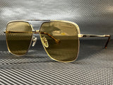 Gucci Men Silver Yellow 61mm Sunglasses