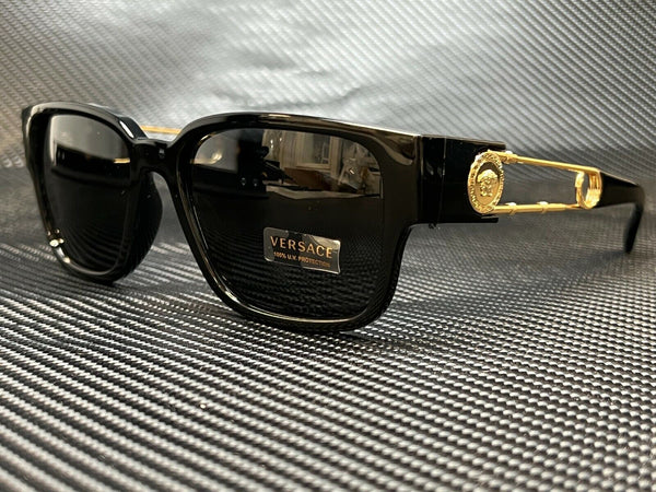 Versace Men's Black Grey Sunglasses