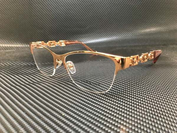 Versace Women's Rose Gold Eyeglasses