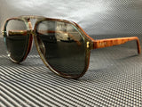 Gucci Men's Brown Aviator 60mm Sunglasses