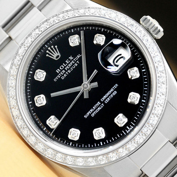 Rolex Men's 36mm 18k White Gold Watch