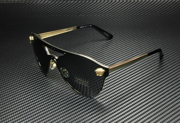 Versace Women's Gold Grey Sunglasses