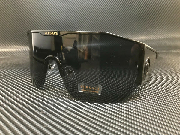 Versace Men's Black Grey Sunglasses