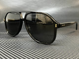 Gucci Men's Black Aviator Sunglasses
